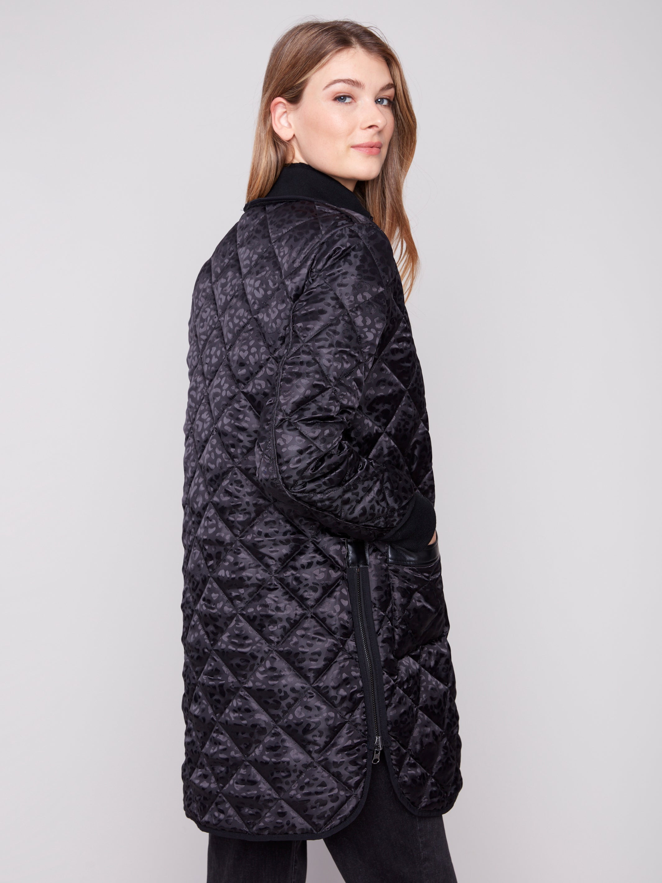 Reversible Long Quilted Puffer Jacket