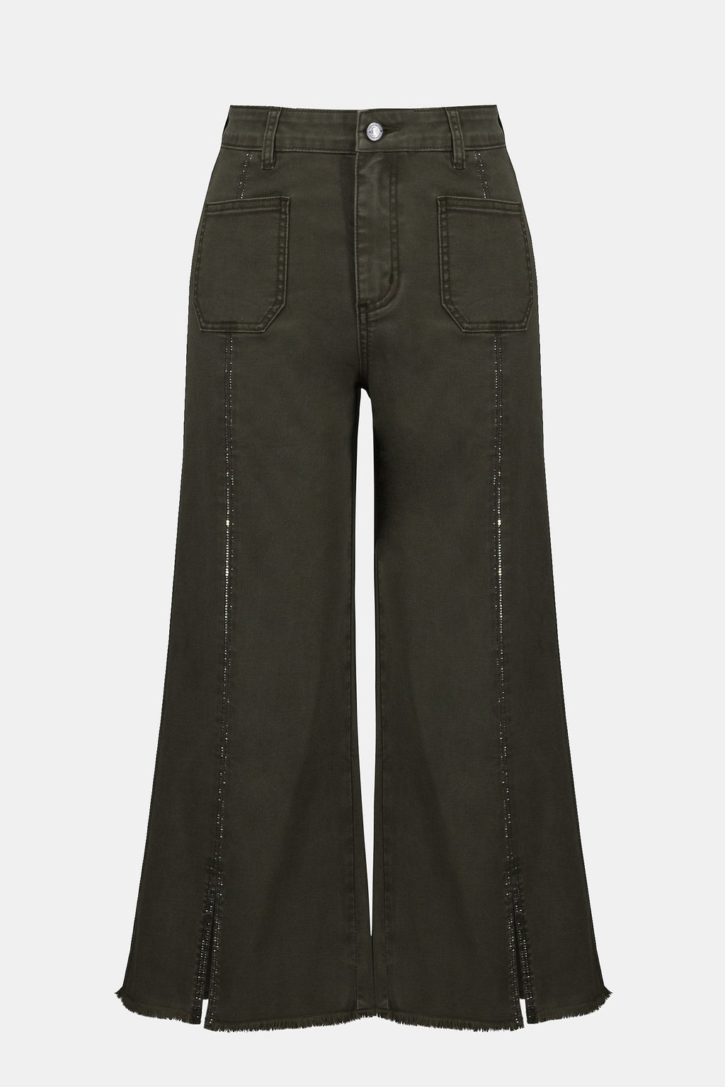 Joseph Ribkoff - Wide Leg Cropped Jeans - 251901