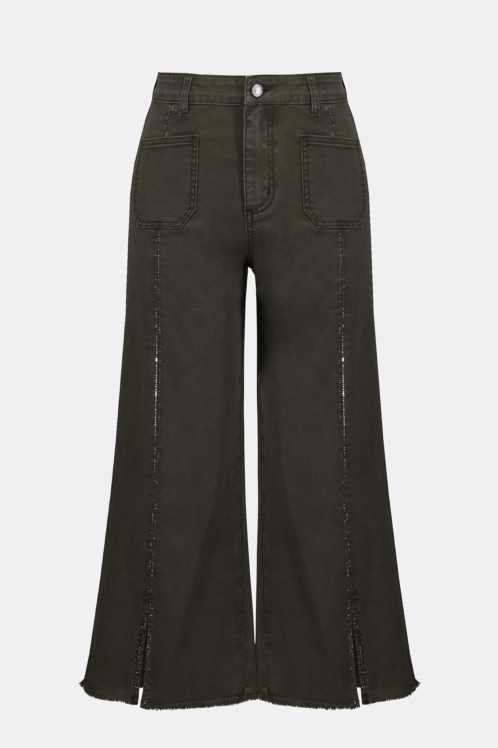 Joseph Ribkoff - Wide Leg Cropped Jeans - 251901