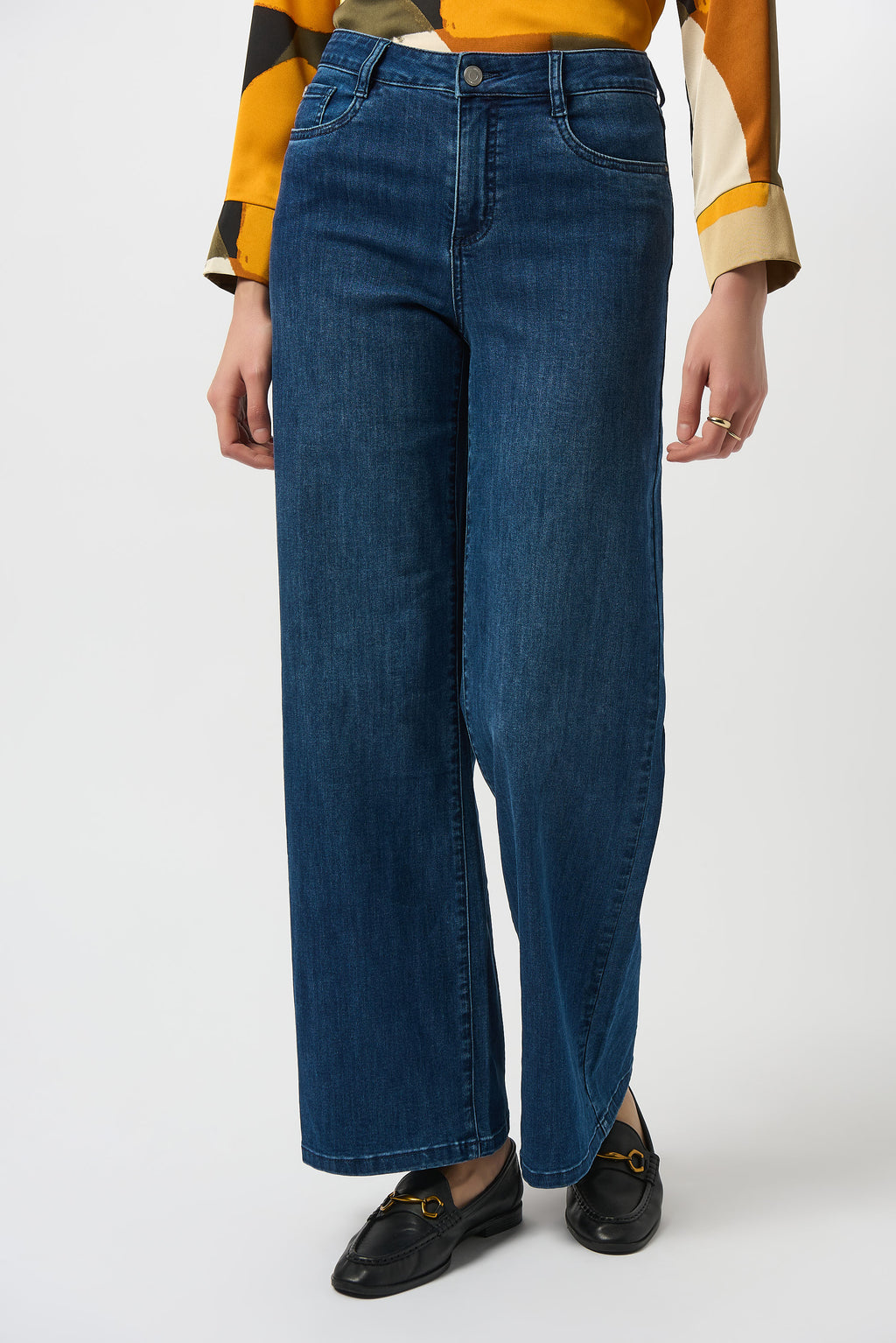 Joseph Ribkoff | Goldie | Classic Wide-Leg Stretch Jeans