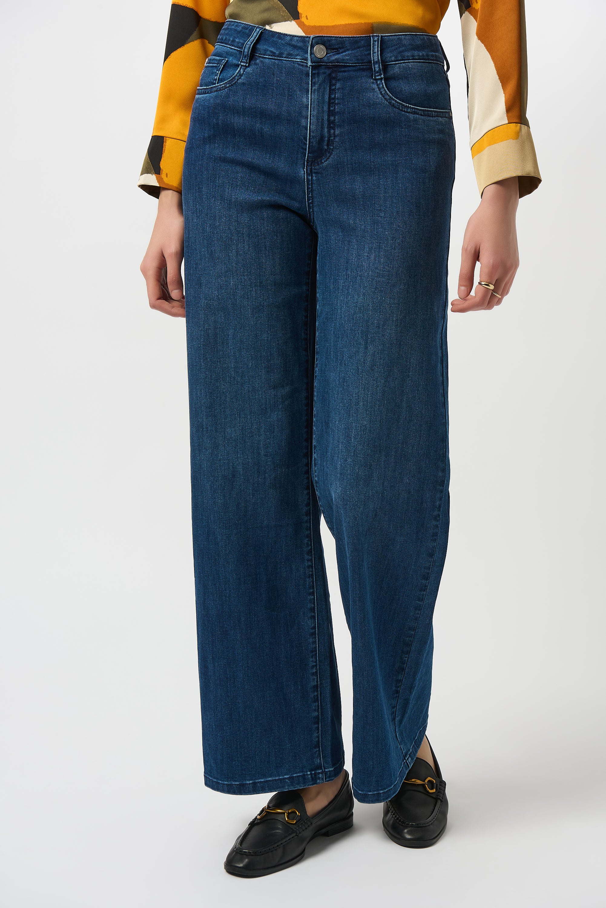Joseph Ribkoff | Goldie | Classic Wide-Leg Stretch Jeans