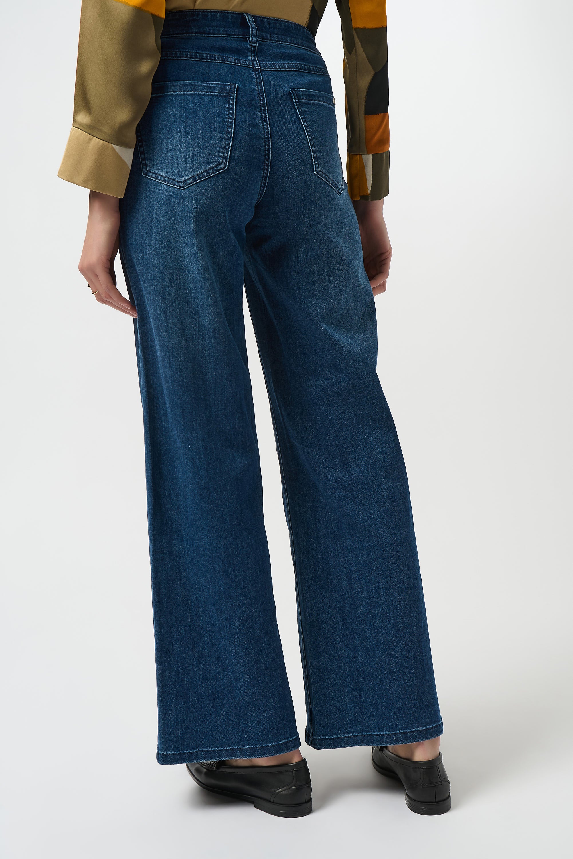 Joseph Ribkoff | Goldie | Classic Wide-Leg Stretch Jeans