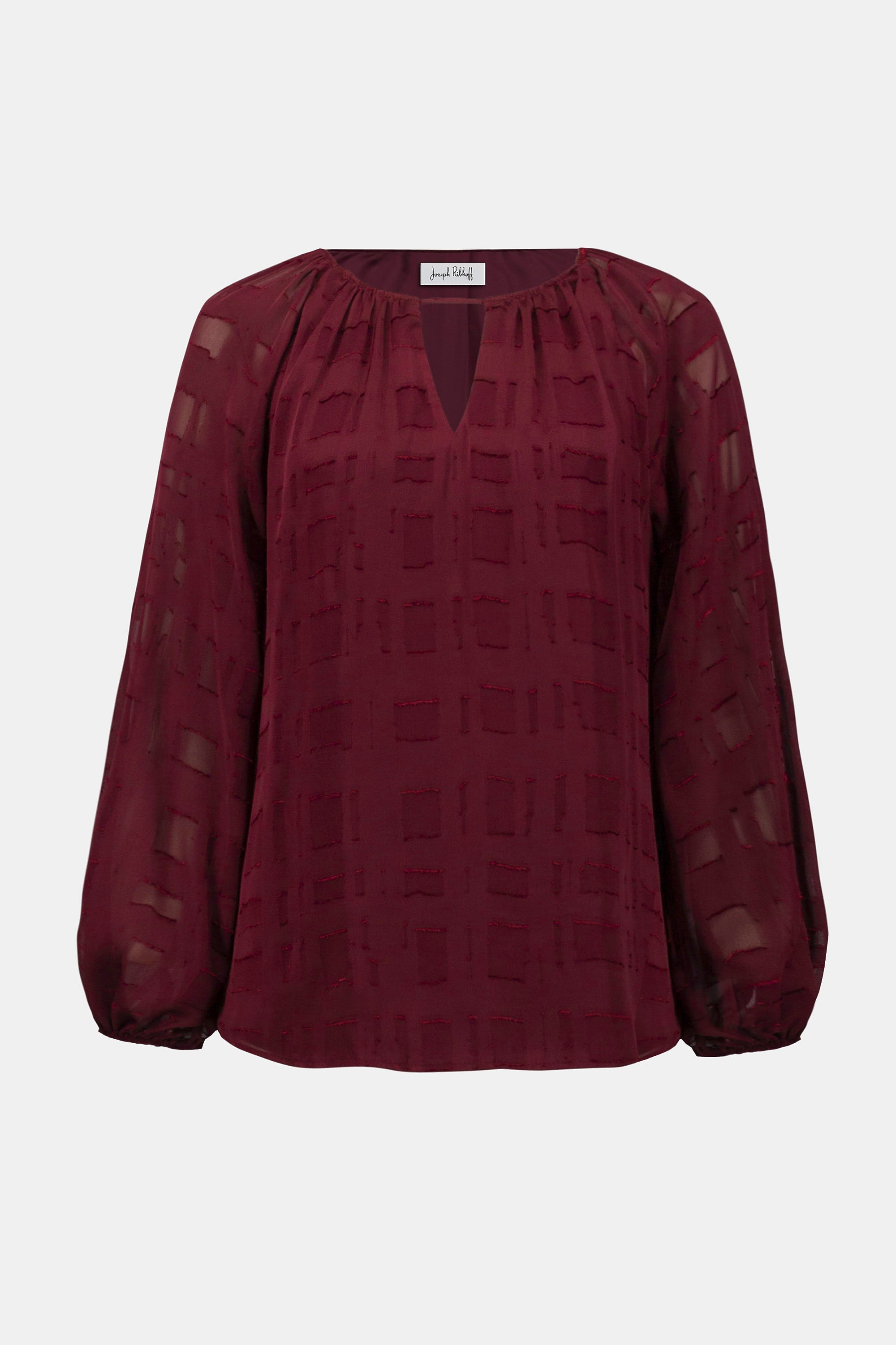 Joseph Ribkoff - Satin Burnout Boxy Top 253135