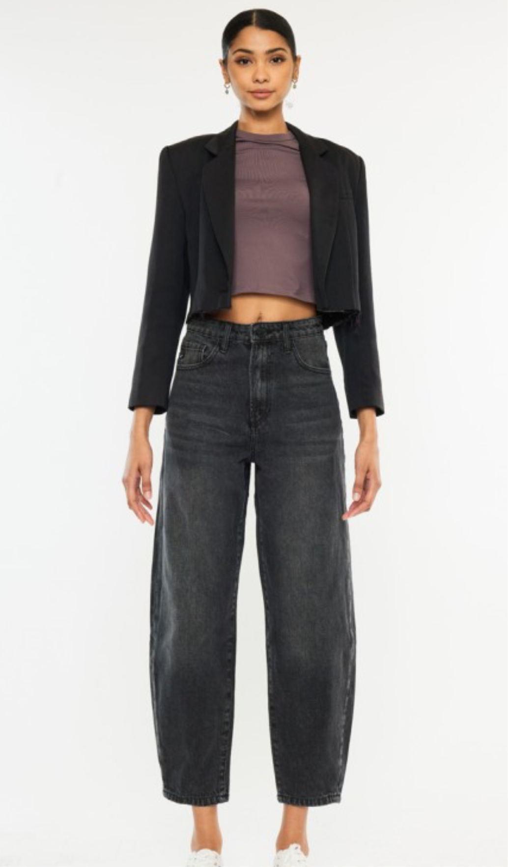 Kan Can Ultra high rise balloon Jean