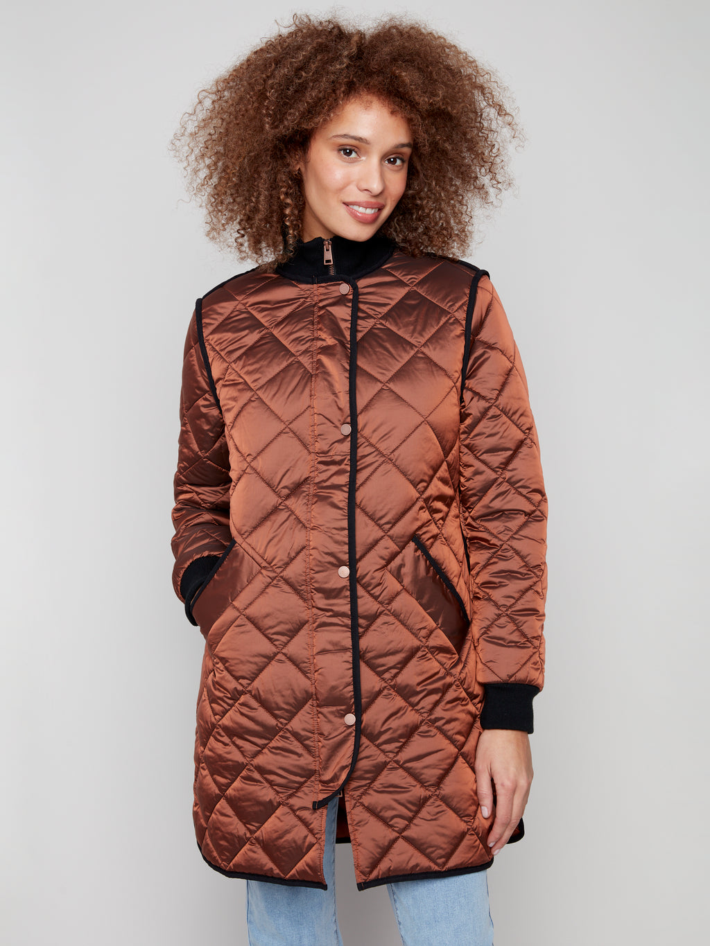 Long Quilted Puffer Jacket