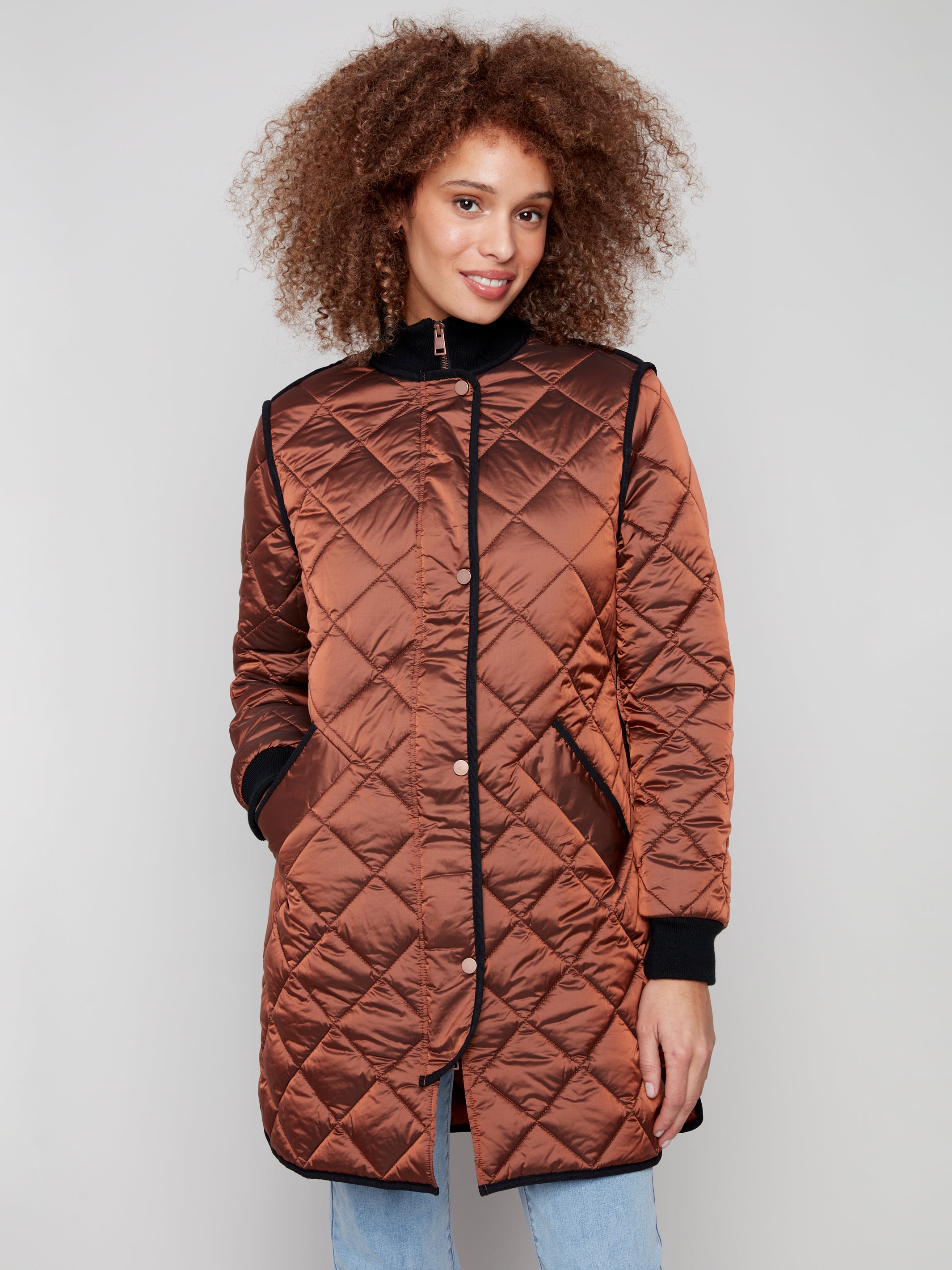 Long Quilted Puffer Jacket