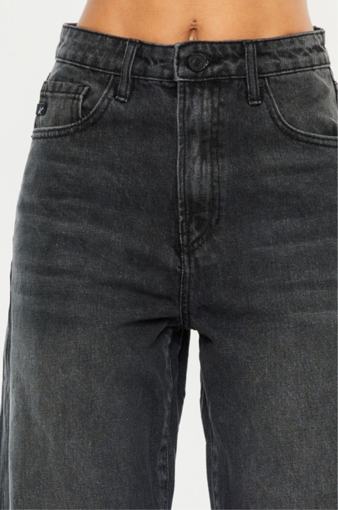 Kan Can Ultra high rise balloon Jean
