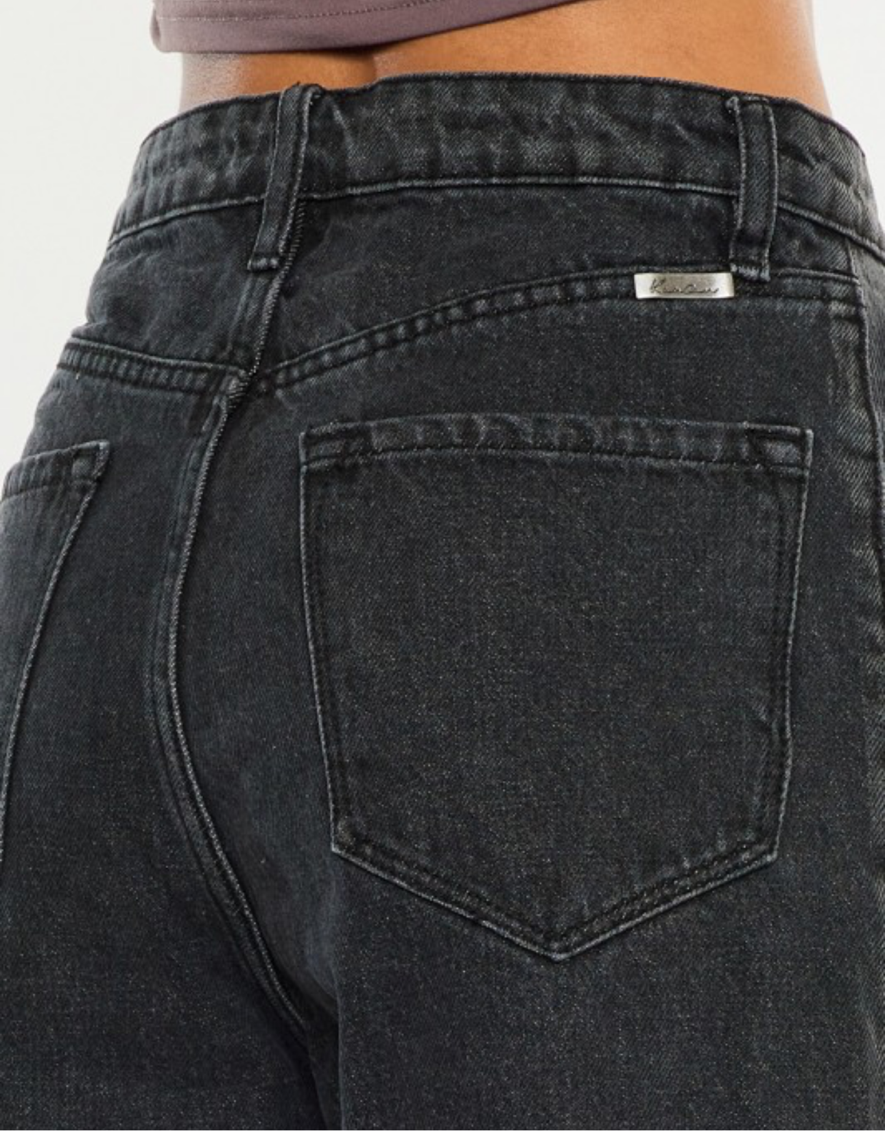 Kan Can Ultra high rise balloon Jean