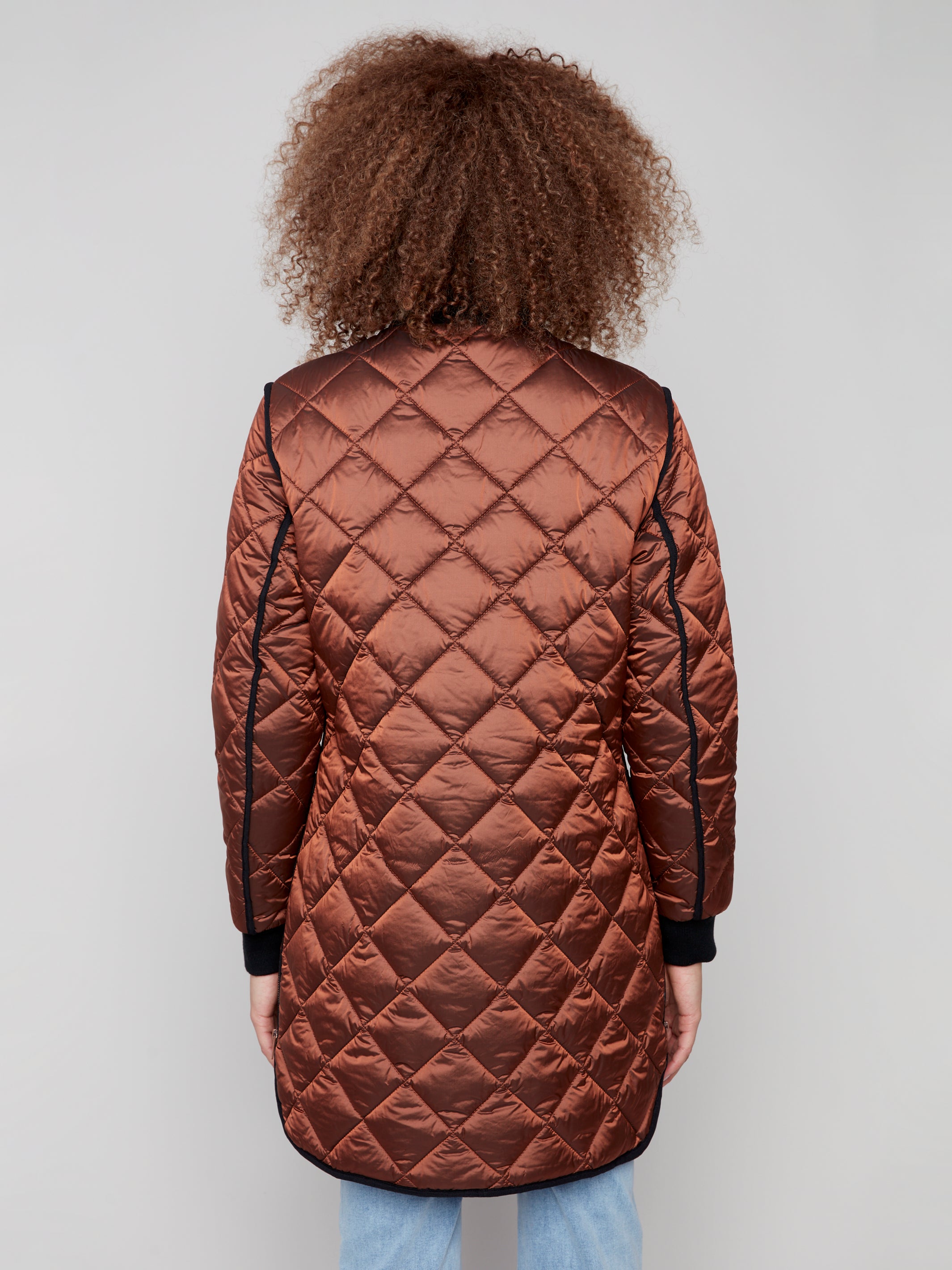 Long Quilted Puffer Jacket