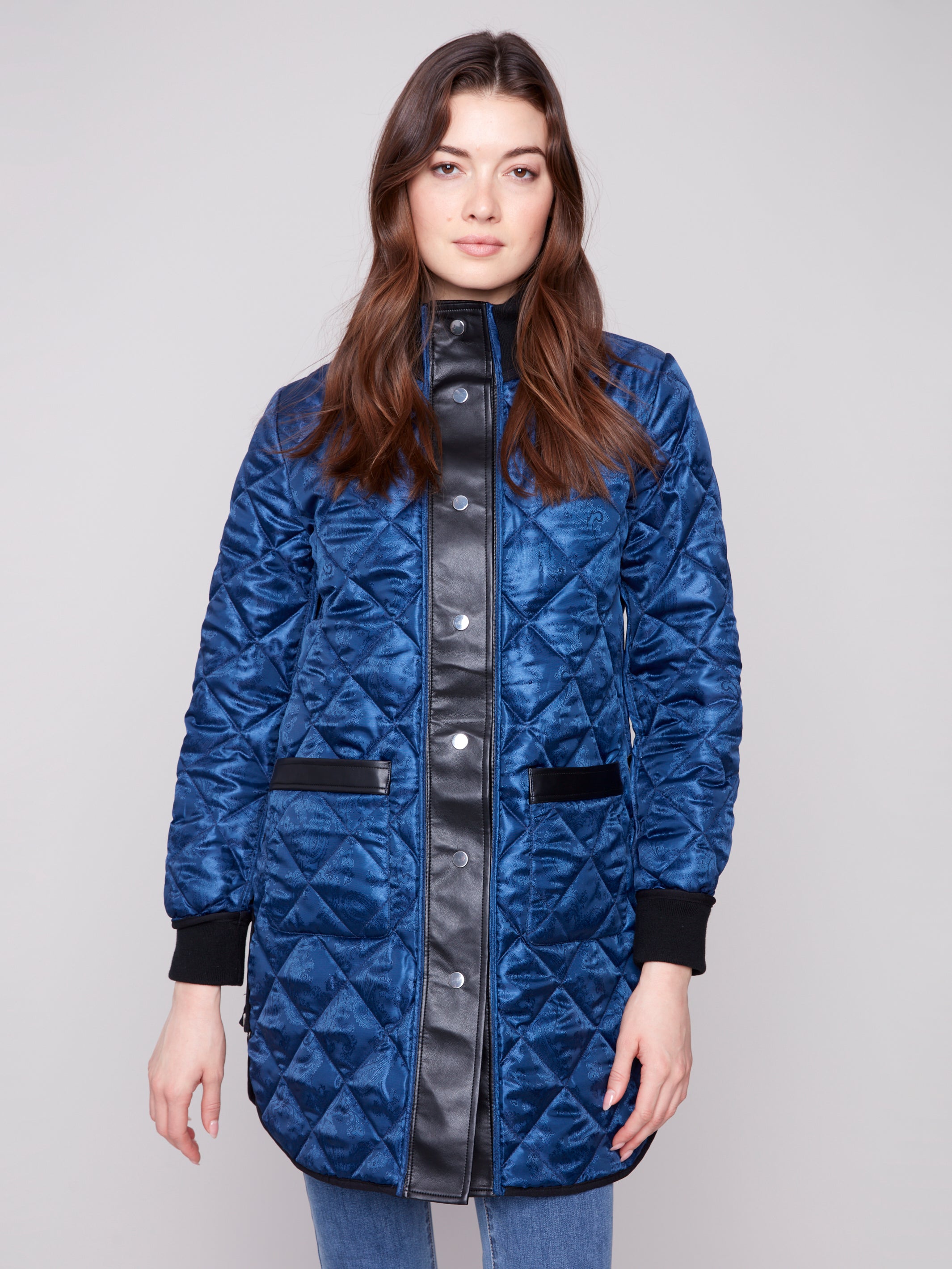 Reversible Long Quilted Puffer Jacket