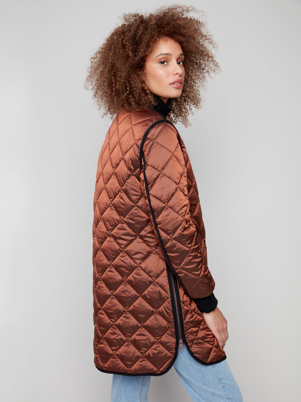 Long Quilted Puffer Jacket