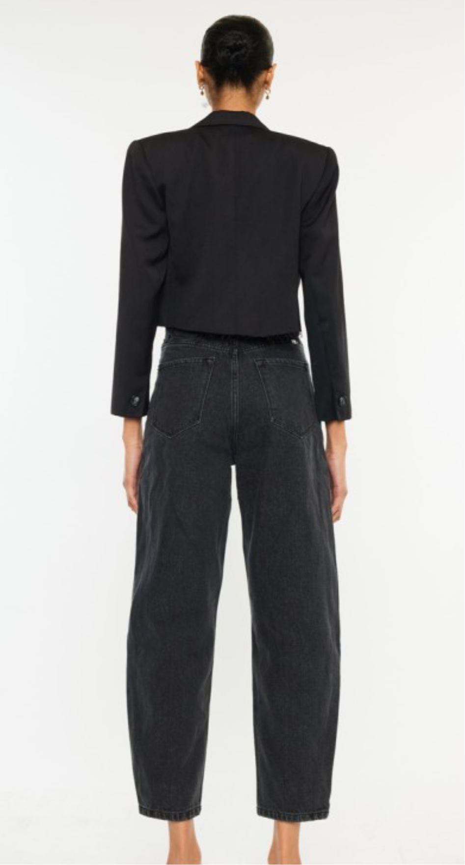 Kan Can Ultra high rise balloon Jean