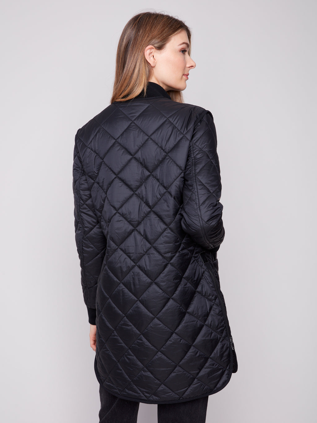 Reversible Long Quilted Puffer Jacket