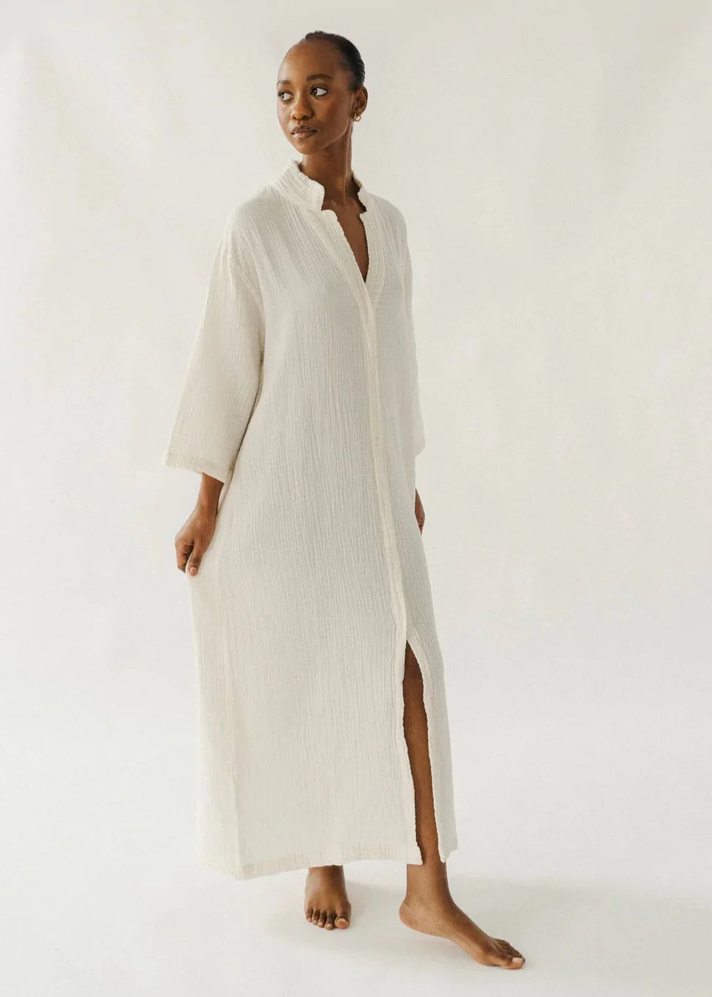 POKOLOKO - Crinkle Shirt Dress