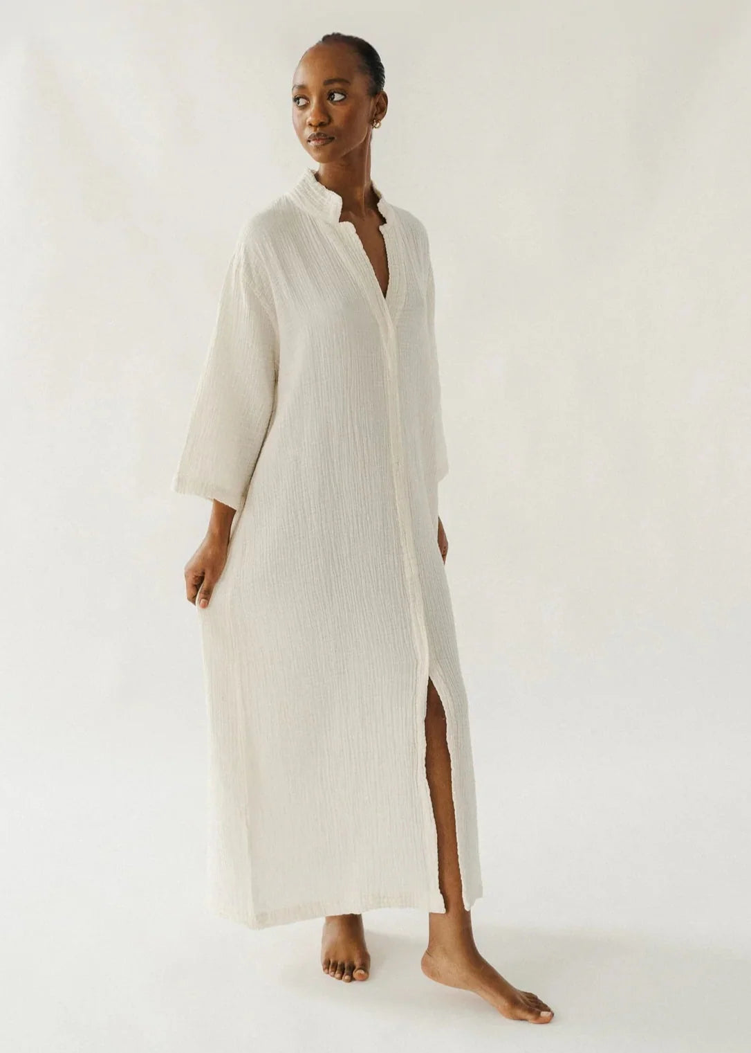 POKOLOKO - Crinkle Shirt Dress