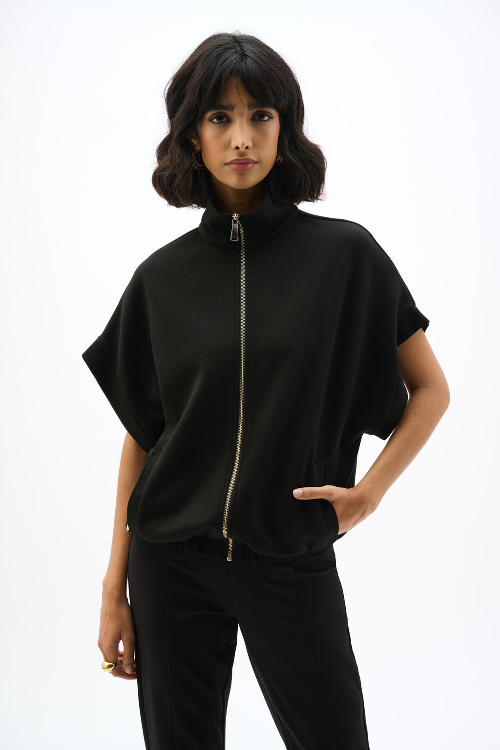Joseph Ribkoff | Scuba Jersey Boxy Jacket