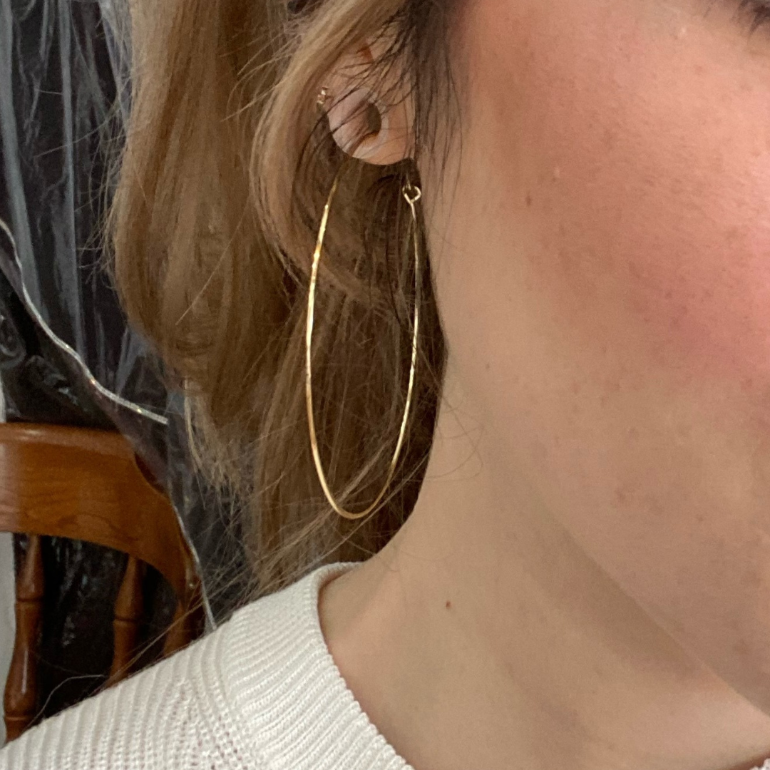 Luv aj 2025 hoop earrings