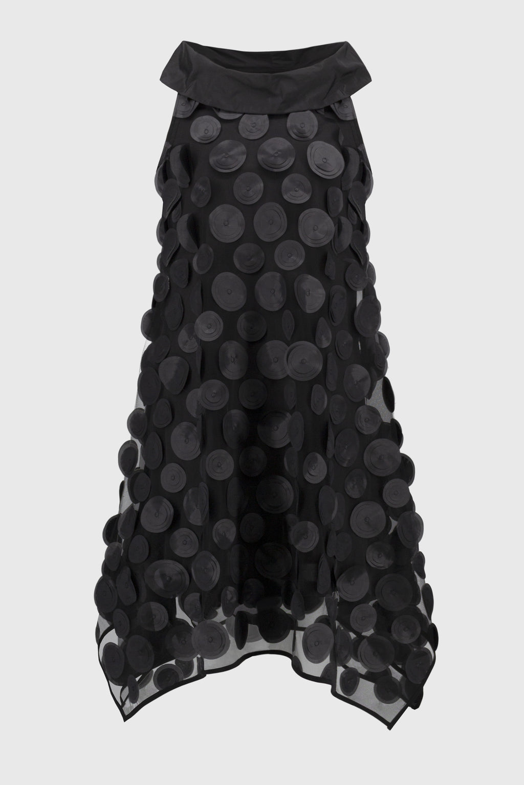 Pearls Boutique|Port Dover Ontario|Joseph Ribkoff|3D Dot Sleeveless Trapeze Dress| 251262
• Sculpted cowl collar
• Sleeveless design
• Handkerchief hem
• Textural 3D novelty fabric
• Fully lined

• 100% Polyester
• Lightweight with soft structure
• Airy trapeze silhouette
• Falls below the knee