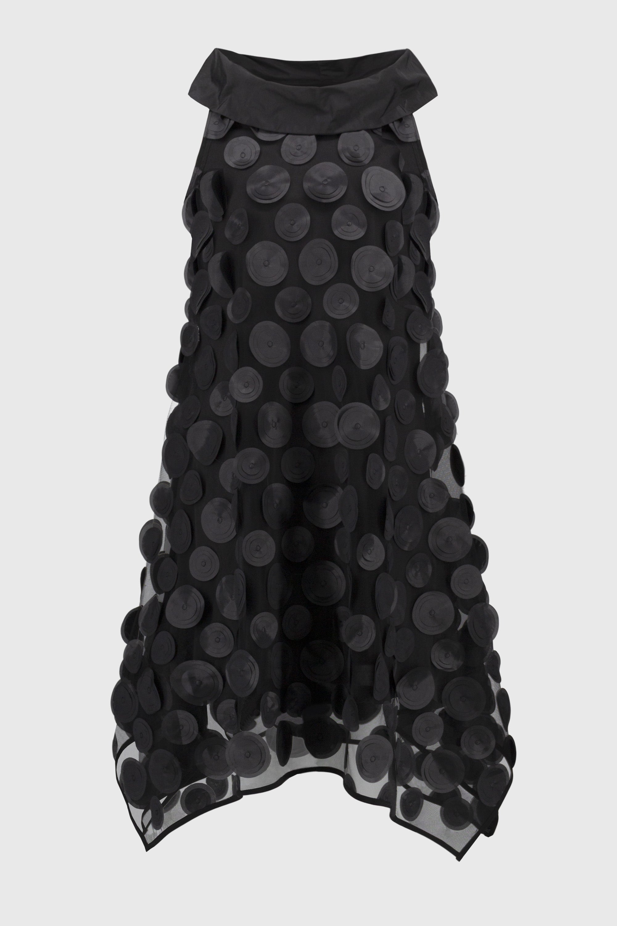 Pearls Boutique|Port Dover Ontario|Joseph Ribkoff|3D Dot Sleeveless Trapeze Dress| 251262
• Sculpted cowl collar
• Sleeveless design
• Handkerchief hem
• Textural 3D novelty fabric
• Fully lined

• 100% Polyester
• Lightweight with soft structure
• Airy trapeze silhouette
• Falls below the knee