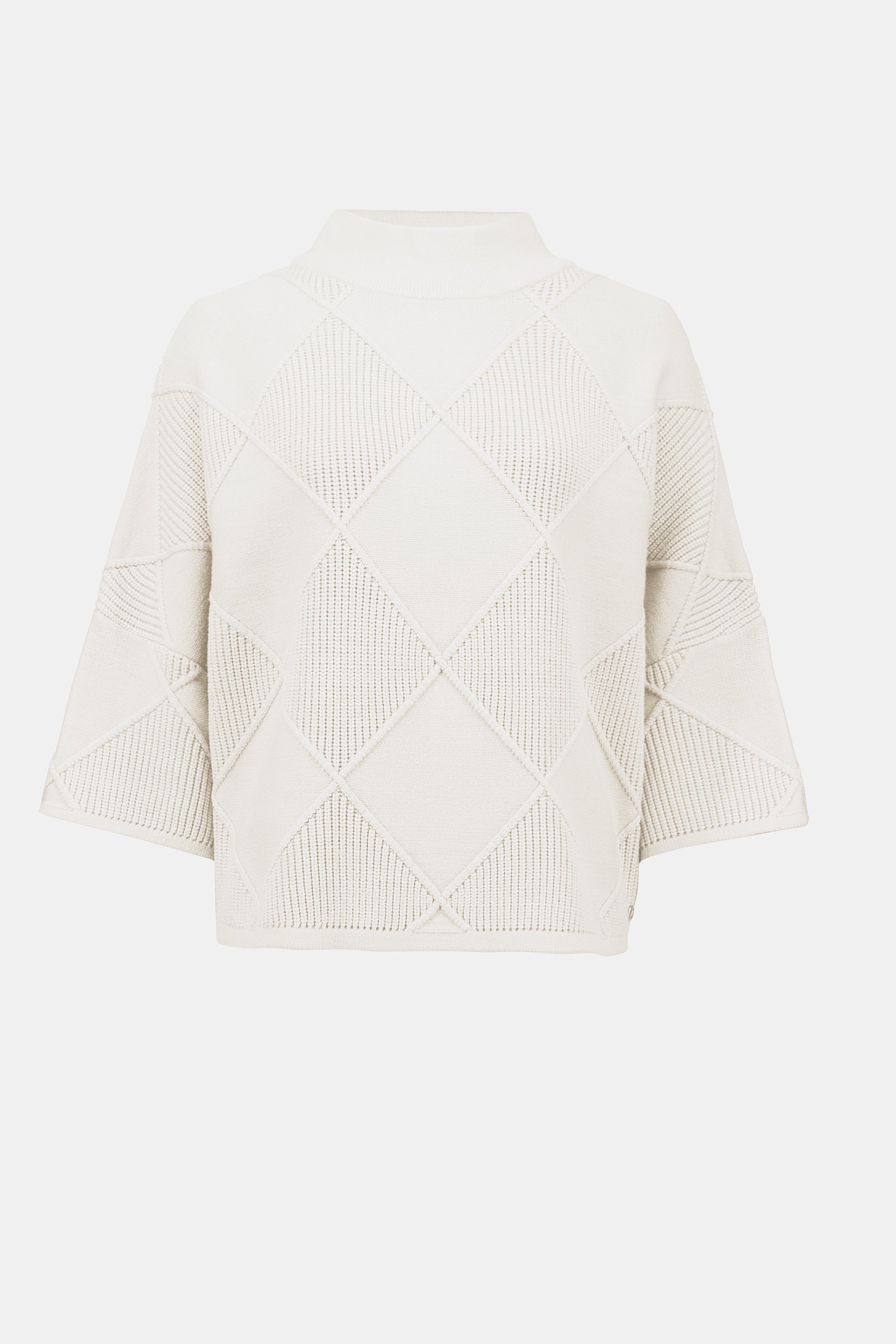 Pearls Boutique Port Dover Ontario Joseph Ribkoff Textured Sweater Knit Mock Neck Pullover 253943
Premium sweater knit with an intricate diamond texture
Mock collar for a modern, streamlined neckline
Long bell sleeves for elegant drape and fluid movement
Tailored fit with a soft, comfortable feel

Made from a rich blend of viscose, polyester, and nylon, this sweater offers a soft hand-feel with breathable warmth.