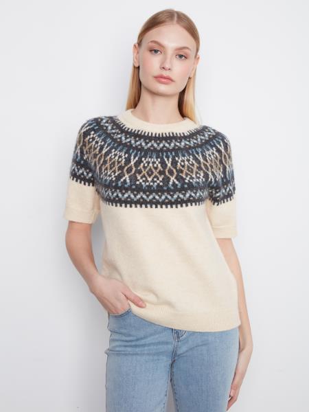 Charlie B - Puff Sleeve Sweater
