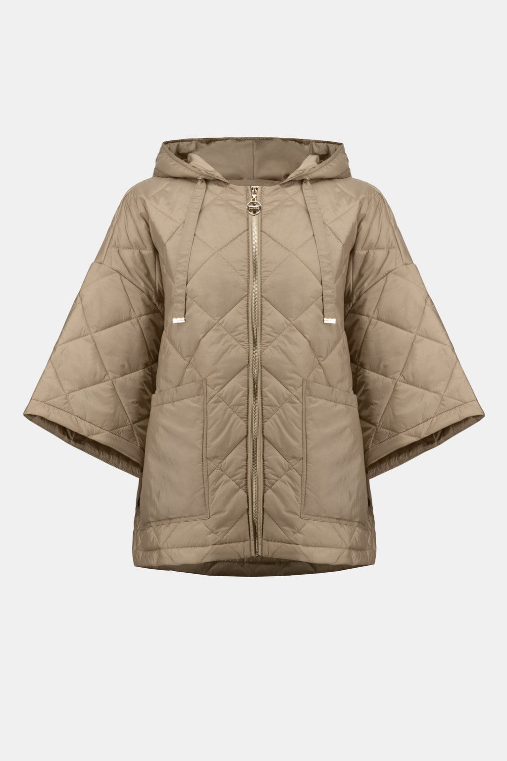Joseph Ribkoff | Woven Diamond Quilt Hooded Jacket