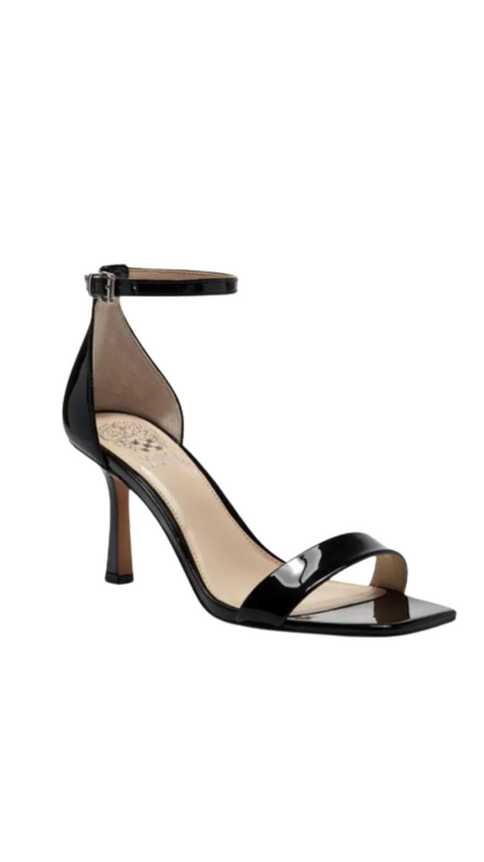 Pearls Boutique-Sam Edelman   Stunning  Chic Kitten heel (70mm heel height)   Black Soft Patent Leather Ankle Strap And Toe Strap    These Timeless Beauties Will Elevate Any Look  Wear With Jeans, Leather Pants Or Your Fav L.B.D